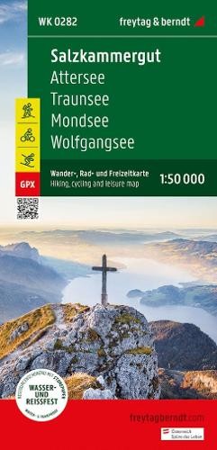 Freytag-Berndt Salzkammergut Walking Bike and Leisure map 1:50 (Map) (UK IMPORT)