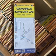 Mexico Pacific Coast & Guadalajara Travel Map 1:1,500,000 – ITMB Road Guide