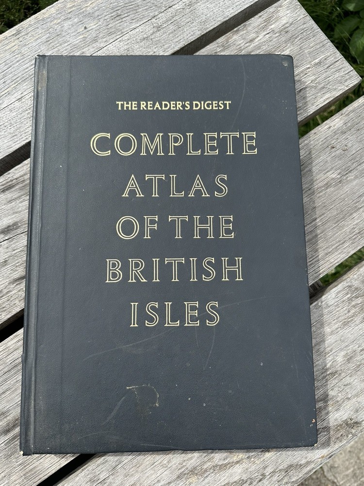 Readers Digest Complete Atlas of the British Isles Hardback Large Book 1st Ed.