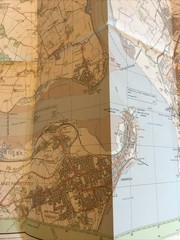 1991 Ordnance Survey Pathfinder Map 1054 TM 23/33 Felixstowe And Harwich