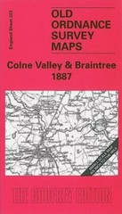 MAP OF Colne Valley & Braintree 1887 One Inch Sheet 223 by John Marriage