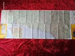 1980s Michelin Map No.78 Bordeaux Biarritz France Folding Road Map Vintage