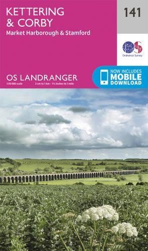 Kettering & Corby (Map) OS Landranger Map