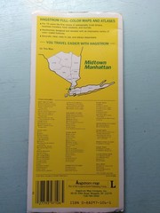 Hagstrom Midtown Manhattan Large Scale Foldout Map 1991 VGC