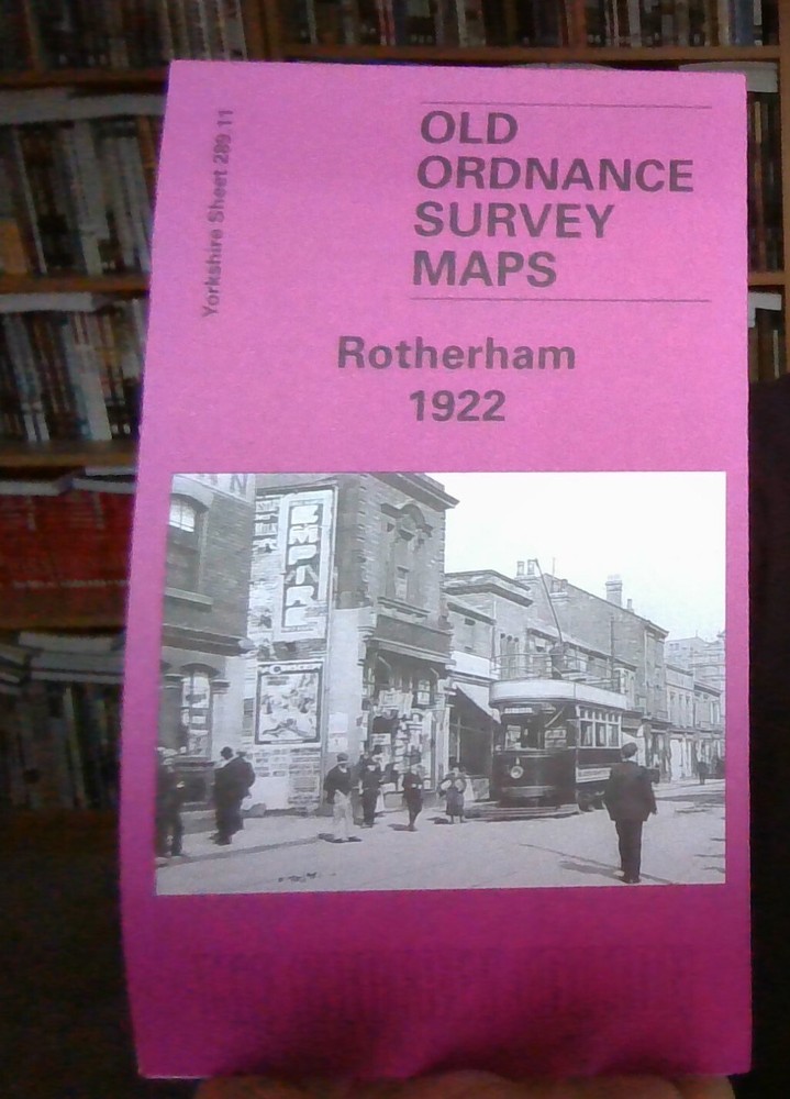 MAP OF Rotherham 1922 Yorkshire Sheet 289.11 NEW 9781841516981