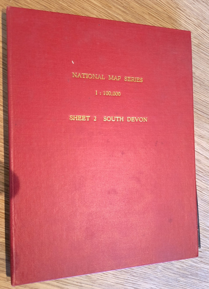 Bartholomew National Map Series South Devon sheet 2 Red cover