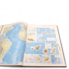 Britannica Atlas 1768 & Philips Atlas of the World Bundle Hardcover | Preloved