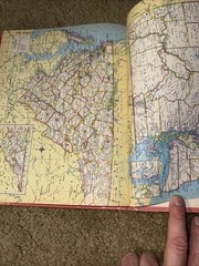 1978 Time World Atlas Hammond Paperback Vintage Maps Geography Reference Book