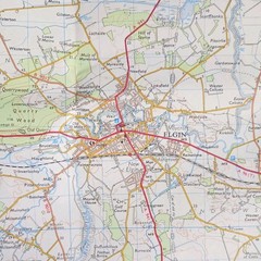 Ordnance Survey First Series Map, Sheet 28: Elgin (1976).
