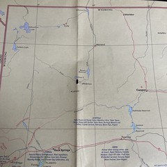 Vintage National Geographic America map bundle south illinois ohio federal utah