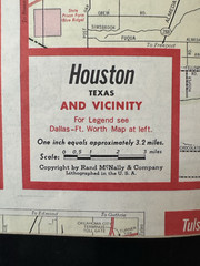 Rand McNally Mobil Map The Southwest USA Vintage 1965