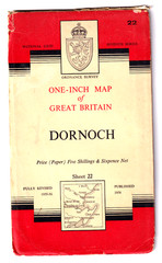 DORNOCH – Ordnance Survey One Inch Map (Seventh Series)
