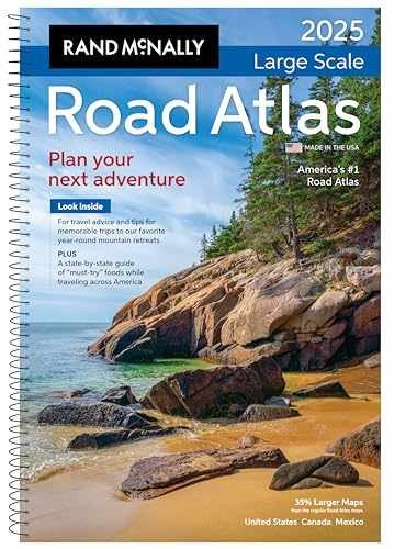 Rand McNally Road Atlas Large Scale – Spiral-bound, by Rand McNally – Very Good