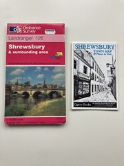Ordnance Survey Landranger Map 126 Shrewsbury & Shrewsbury Town Plan