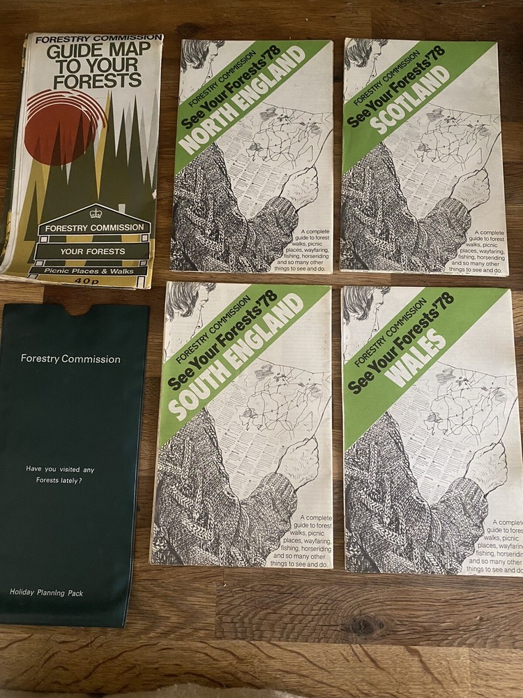 Vintage Forestry Commission See Your Forests ’78 Guides