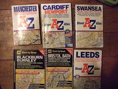 19 British Street Map Guides. Like A to Z