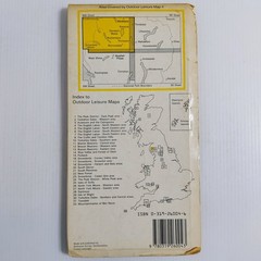 Ordnance Survey Map English Lakes North Western Outdoor Leisure 4 1:25000 Folded