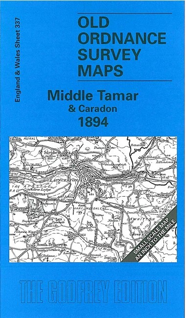Middle Tamar & Cardon 1894 One Inch Sheet 337 by Richard Oliver