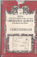 Ordnance Survey One Inch Old Series Sheet 60 Cheltenham (David & Charles)