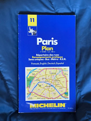 Michelin Map Booklet, no:11, Paris Plan, 1989