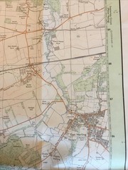 1993 Ordnance Survey Pathfinder Map 943 TL 88/98 Thetford (incl East Harling )