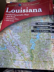 DeLorme Atlas & Gazeteer Detailed Topographic Maps Booklet Louisiana 11″ x 15.5″