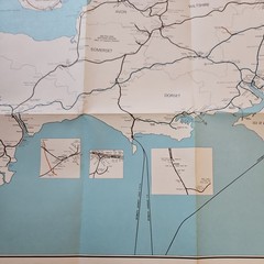 1977 British Rail England & Wales South Railway System Map – Geographia Ltd