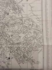 AYLESBURY/BUCKINGHAM/PRINCES RISBOROUGH Fold out street map with index Black/Whi