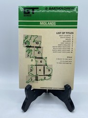 Vintage 1980’s Bartholomew, Midlands, GT Series Map