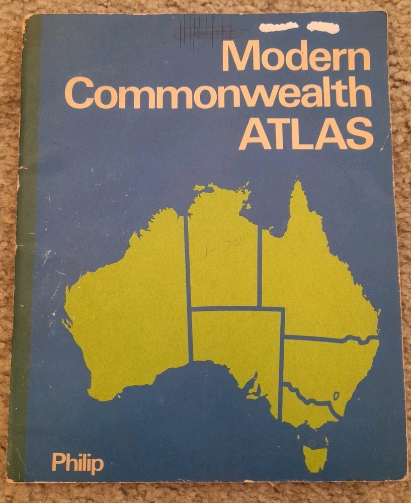 Philip Modern Commonwealth Atlas Edited by Harold Fullard (1966, Paperback)