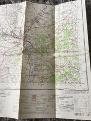 1963 Ordnance Survey Seventh Series One Inch Map 167 Salisbury (incl Tidworth)