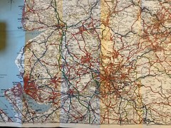 National Benzole Northern England road map 5, 1966