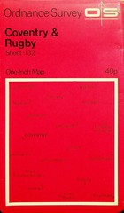 Ordnance Survey One-Inch 7th Series Map – Sheet 132- Coventry & Rugby