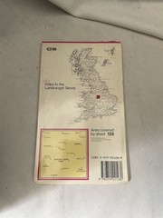 Vintage Ordnance Survey Map Sheet 128 Derby And Burton Upon Trent Landranger