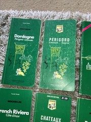 Tourist Guides Of Europe X15 Vintage Michelin Mainly France with Maps Travel