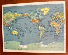 Vintage 1975 Rand McNally World Traveler’s Almanac Guide By Bill Muster