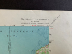 10 MI Geological Survey maps TRAVERSE CITY, EMPIRE, FRANKFORT, MANISTEE, MESICK