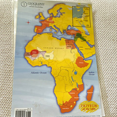 TWO Trivium at the Table Geography Cycle One Maps Set World Africa Europe 2015