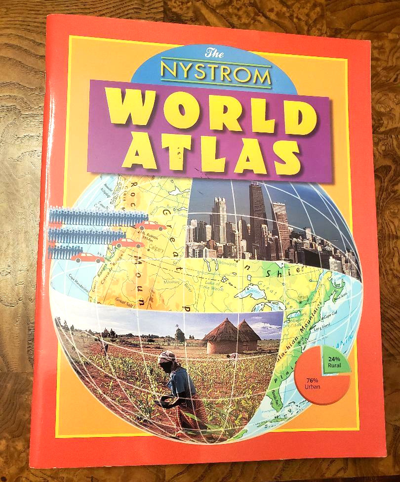 Nystrom World Atlas by Nystrom (1999, Paperback)