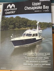 Maptech Waterproof Chartkit Upper Chesapeake Bay 1st Edition