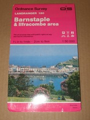 ORDNANCE SURVEY SHEET MAP BARNSTAPLE & ILFRACOMBE SHEET 180 NO RIPS TEARS