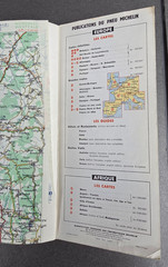 Michelin Road Map, No 4 Mons/Bergen Luxemburg 1964 1:200 000