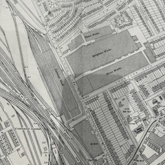 Ordinance Survey 25 Inch To The Mile Large Scale Map 1938. Cricklewood. London