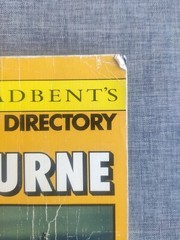 UBD Broadbents Melbourne Street Directory 28th Edition 1988 Softcover Book