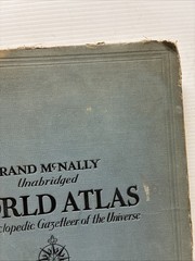 Rand McNally Unabridged World Atlas and Encyclopedic Gazetteer of Universe 1937