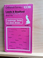 Ordnance Survey Landranger sheet 104 Leeds & Bradford 1:50,000 1st series