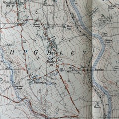 QUAIT MALVERN HIGHLEY Ordnance Survey Sheet SO78 1:25000 1951 National Grid