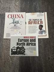 Lot Of 3 National Geographic Inserts Educational Maps, Posters. Pre Owned 71/91