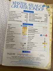 Vintage AZ Master Atlas of Greater London, Geographers’ A-Z Map Company Ltd