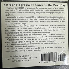 Guide To Astrophotography 2 CD Rom Set Digital SLR 2004 VG/Deep Sky 2014 M